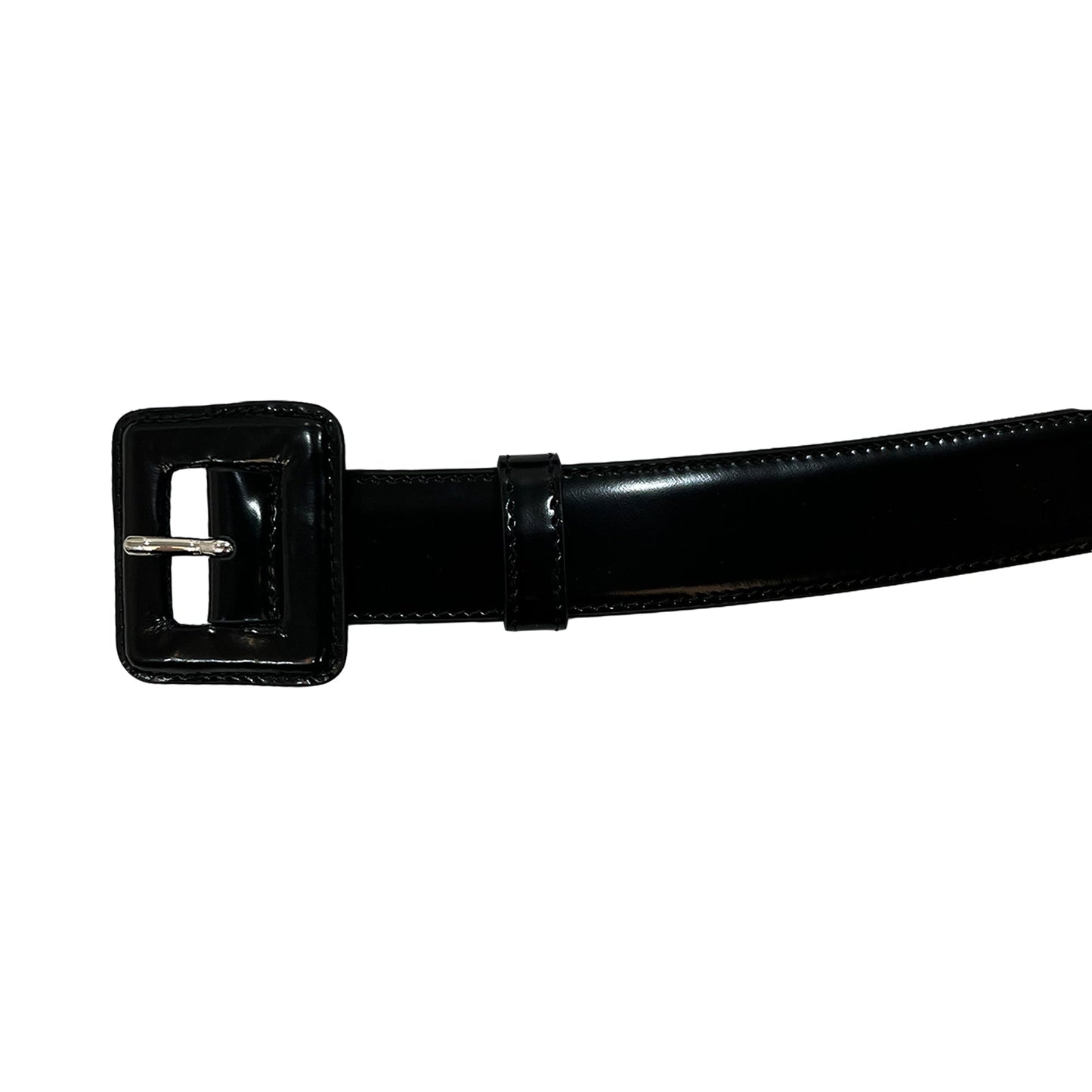 Prada Black Leather Belt | Designer code: 1CC515ZO6 | Luxury Fashion Eshop | Lamode.com.hk