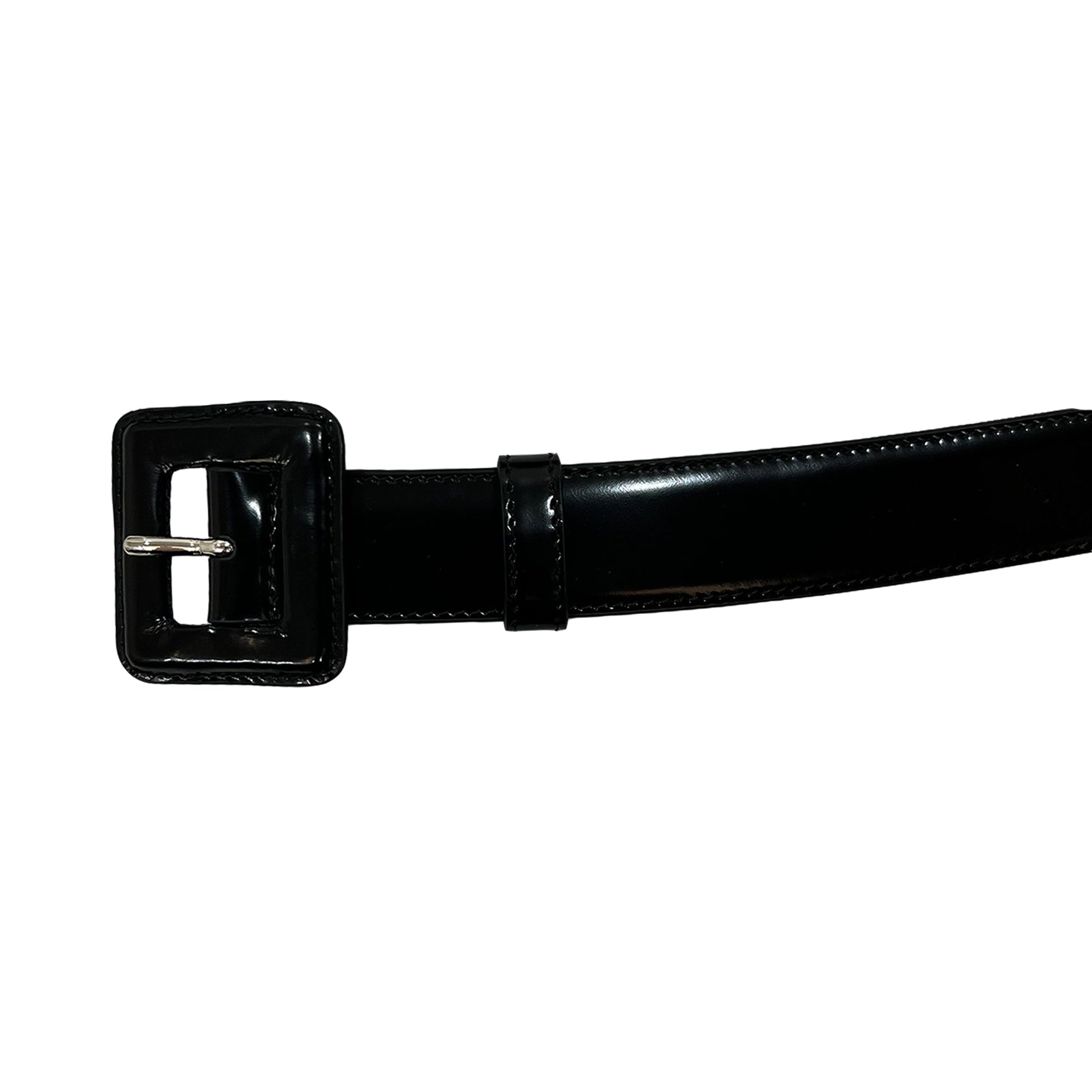 Prada Black Leather Belt | Designer code: 1CC515ZO6 | Luxury Fashion Eshop | Lamode.com.hk