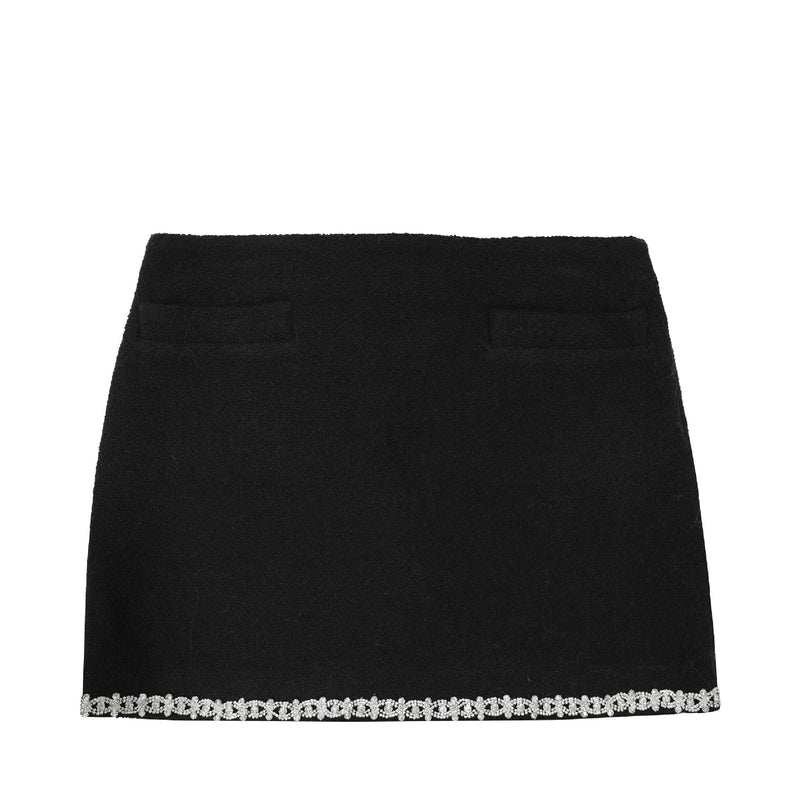 Marissa Chiara Crystal Embellished Miniskirt