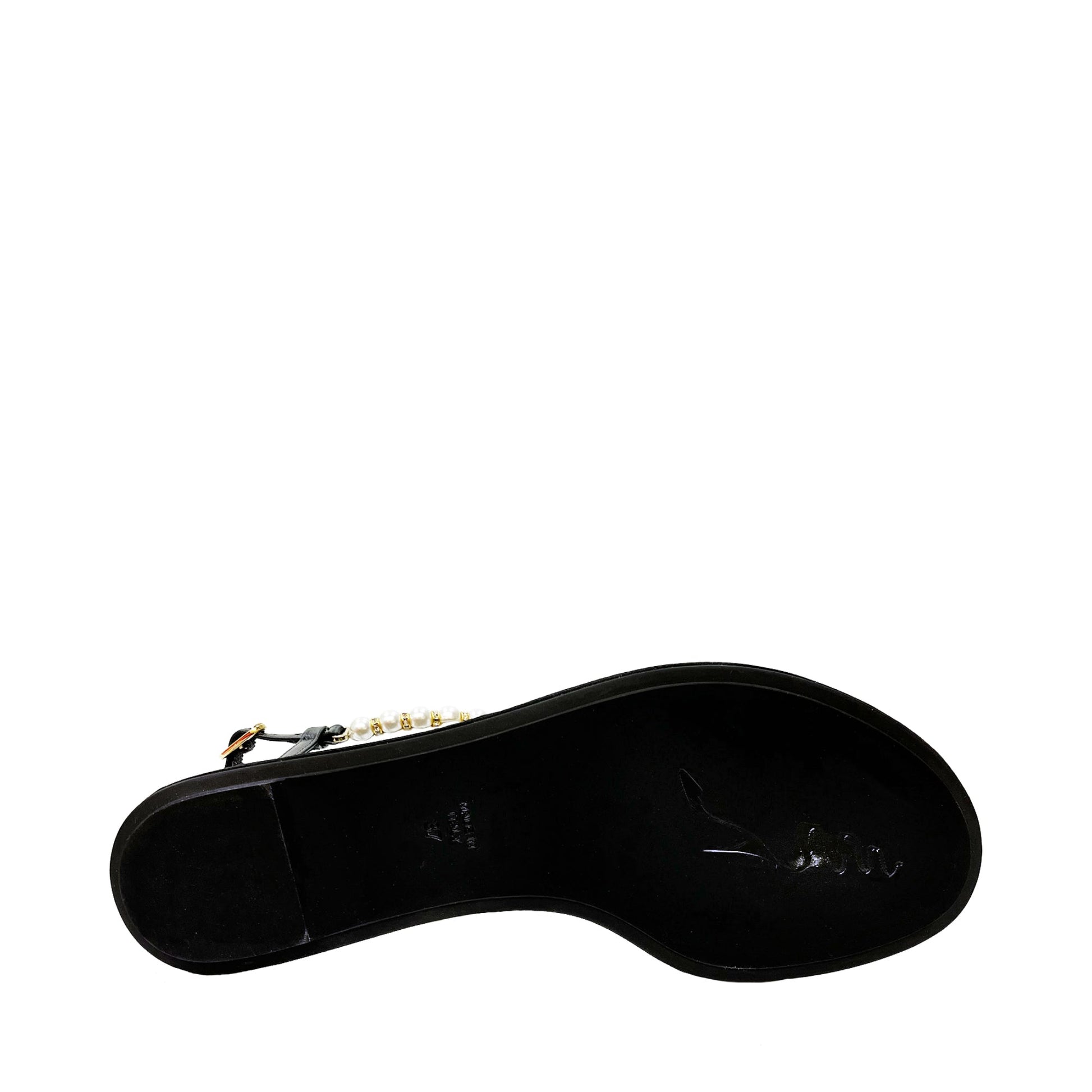 Rene Caovilla Pearl Embellished Sandals | Designer code: C10241010 | Luxury Fashion Eshop | Lamode.com.hk