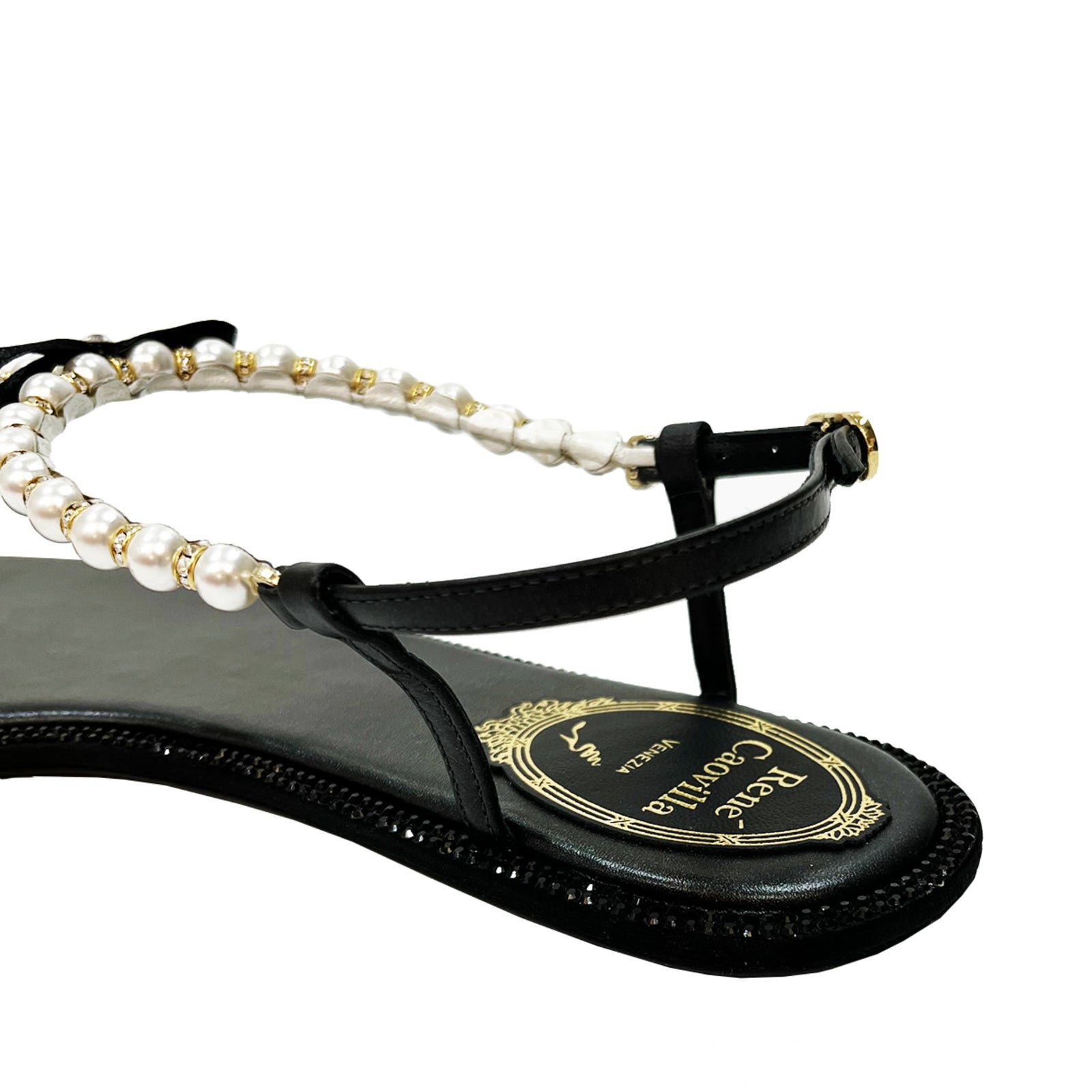 Rene Caovilla Pearl Embellished Sandals | Designer code Rene Caovilla Pearl Embellished Sandals | Designer code