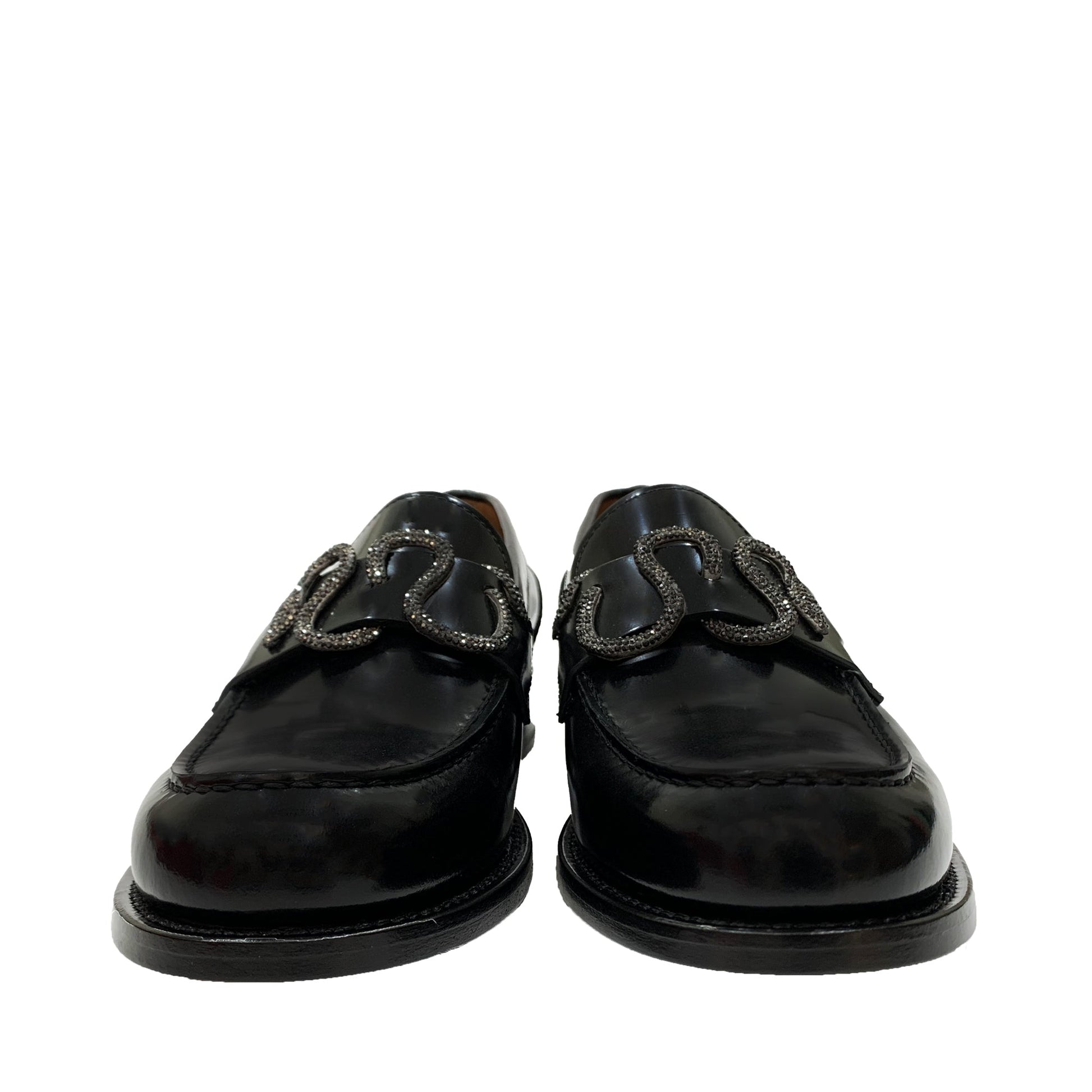 Rene Caovilla Crystal Embellished Loafer | Designer code: C11419020 | Luxury Fashion Eshop | Lamode.com.hk