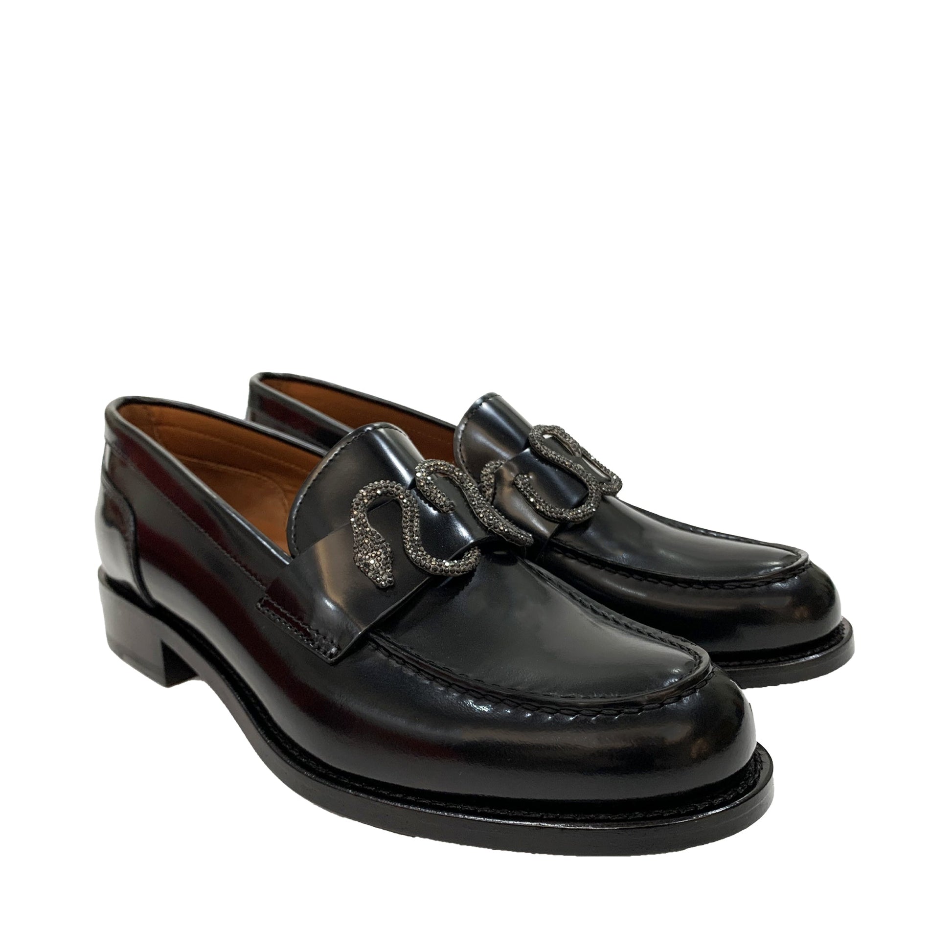 Rene Caovilla Crystal Embellished Loafer | Designer code: C11419020 | Luxury Fashion Eshop | Lamode.com.hk