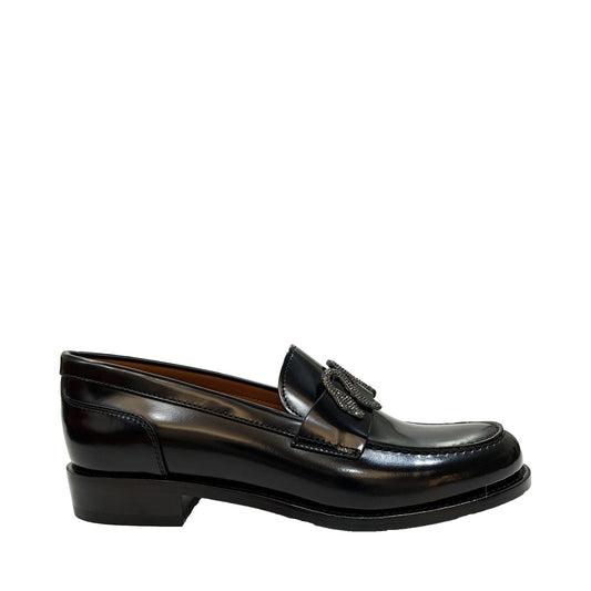 Rene Caovilla Crystal Embellished Loafer | Designer code: C11419020 | Luxury Fashion Eshop | Lamode.com.hk
