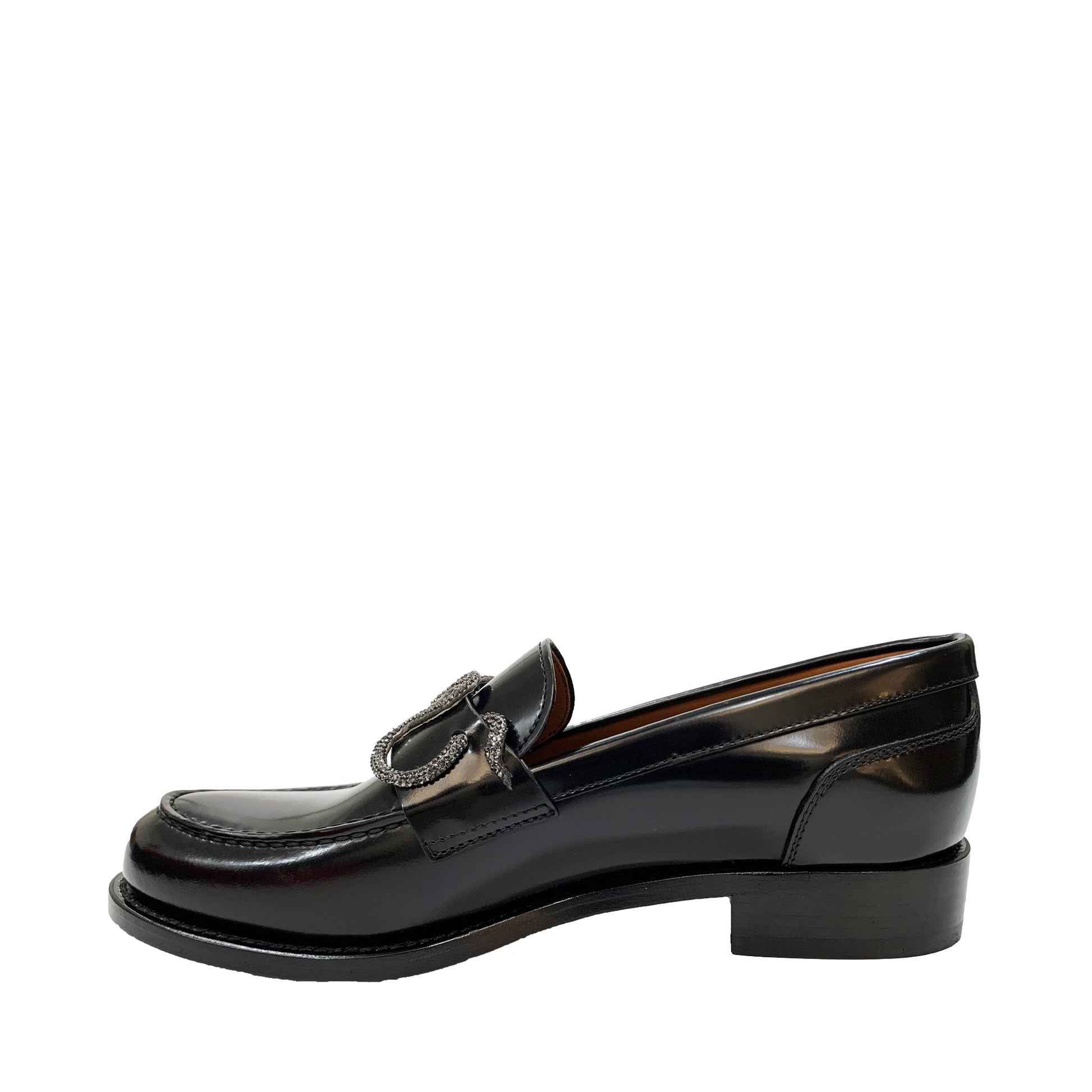 Rene Caovilla Crystal Embellished Loafer | Designer code: C11419020 | Luxury Fashion Eshop | Lamode.com.hk