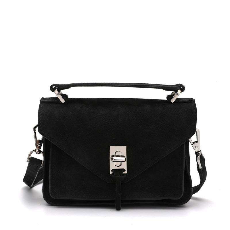 Rebecca Minkoff Nubuck Leather Mini Darren Messenger Bag | Designer code: HS18ENUX28 | Luxury Fashion Eshop | Lamode.com.hk