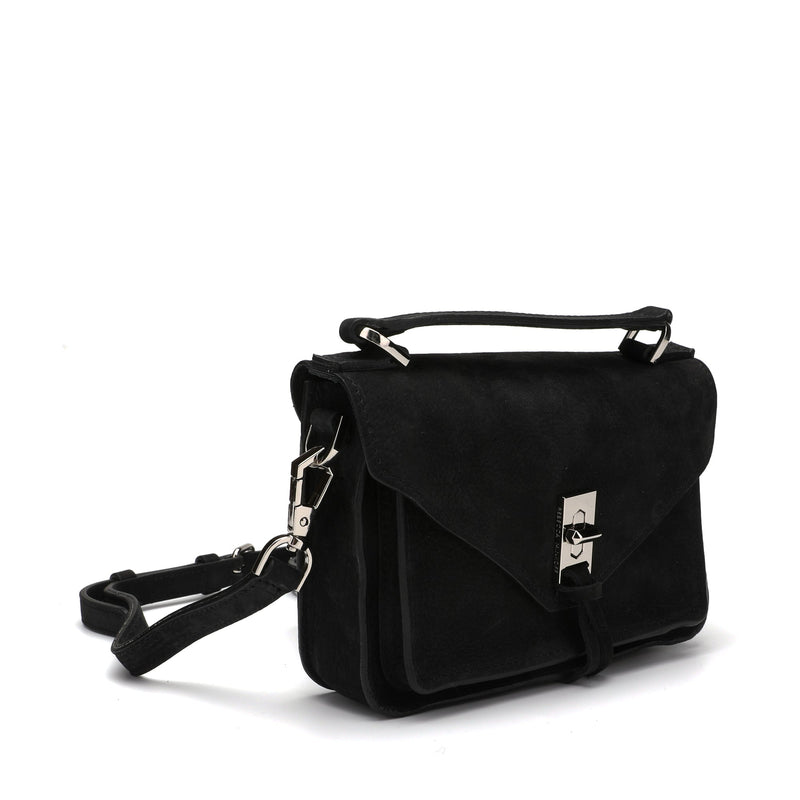 Rebecca Minkoff Nubuck Leather Mini Darren Messenger Bag | Designer code: HS18ENUX28 | Luxury Fashion Eshop | Lamode.com.hk