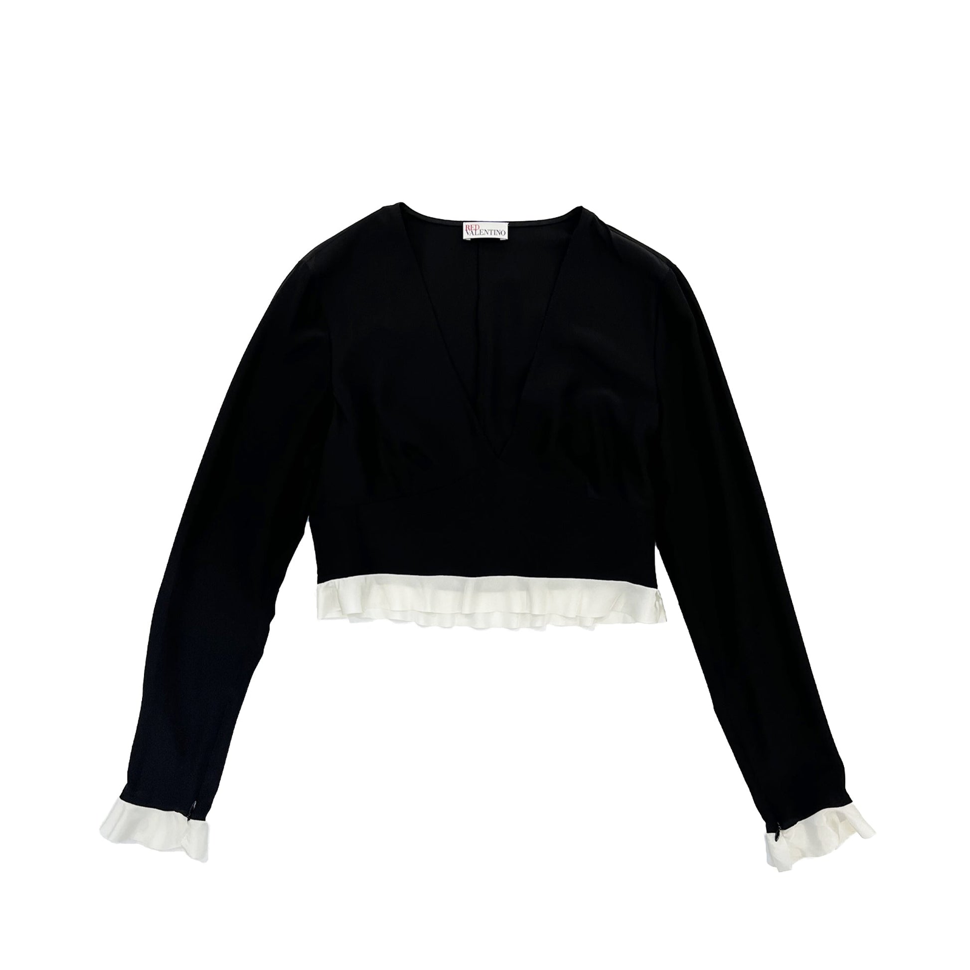 Red Valentino Raffle Top | Designer code: 1R3ABK7048P | Luxury Fashion Eshop | Lamode.com.hk