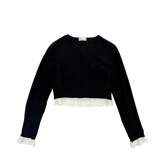 Red Valentino Raffle Top | Designer code: 1R3ABK7048P | Luxury Fashion Eshop | Lamode.com.hk