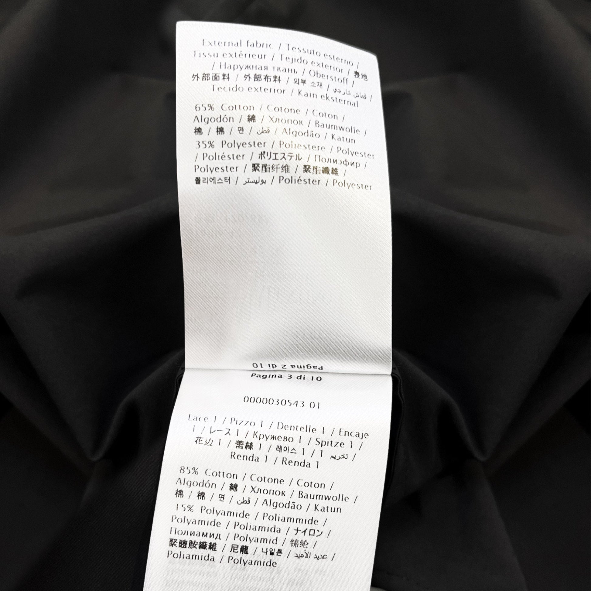 Red Valentino Lace And Cotton Poplin Shirt | Designer code: 1R3ABK00LUN | Luxury Fashion Eshop | Lamode.com.hk