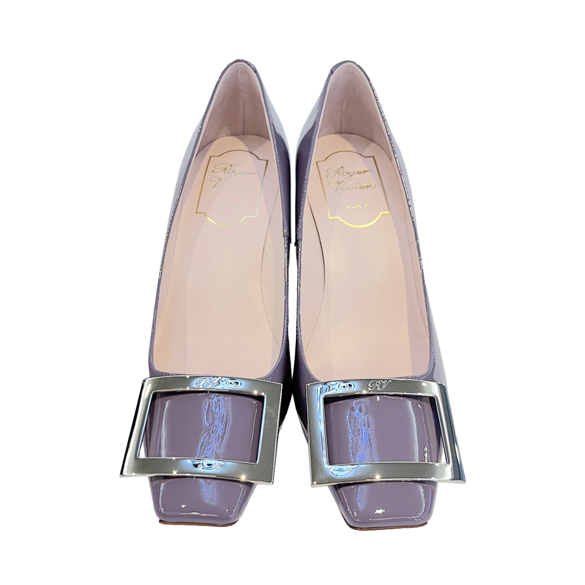 Roger Vivier Trompette Pumps In Patent Leather | Designer code: RVW40015280D1P | Luxury Fashion Eshop | Lamode.com.hk