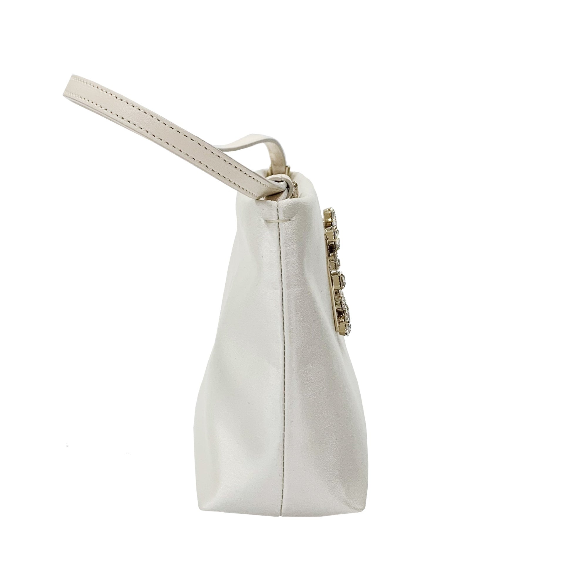 Roger Vivier Nightlily Mini Satin Shoulder Bag | Designer code: RBWAMZW0100Q5K | Luxury Fashion Eshop | Lamode.com.hk