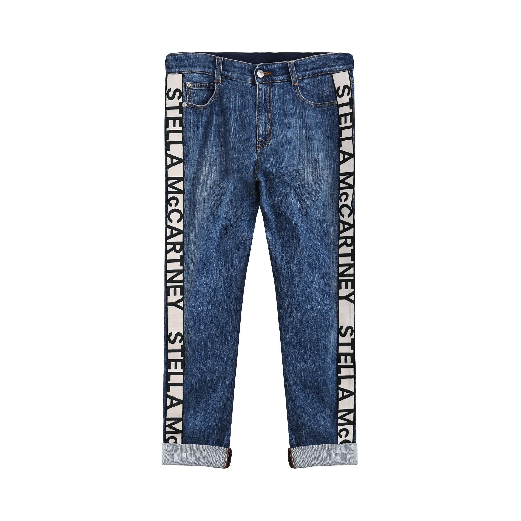 【  Jeans】Logo Tape Strappy ワンピース Ribcage Wide Leg Women's Jeans - Black | Levi's® US