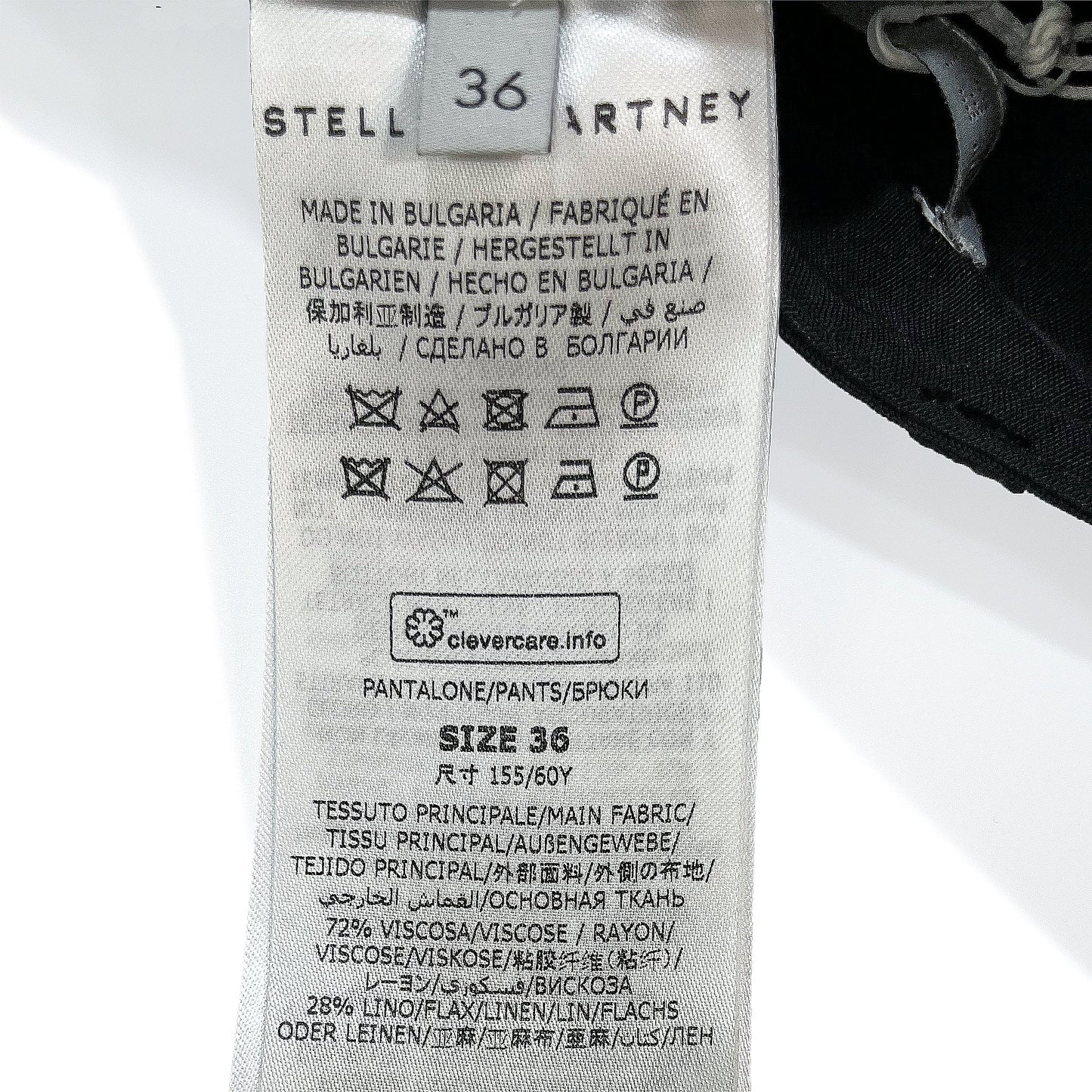 Stella McCartney Straight Leg Cropped Trousers | Designer code: 6045233STA49 | Luxury Fashion Eshop | Lamode.com.hk