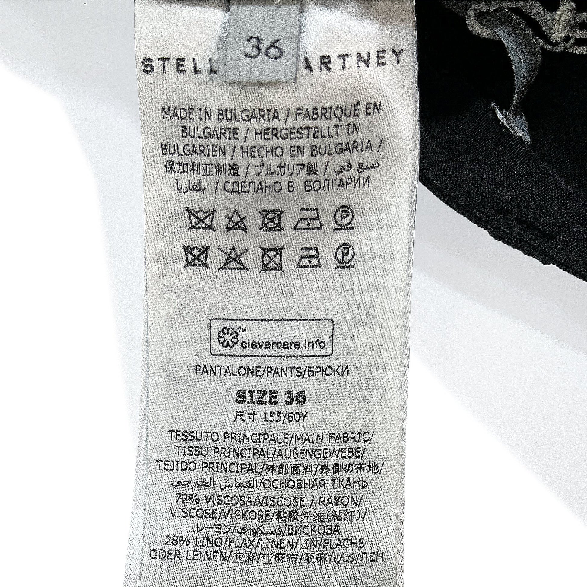 Stella McCartney Straight Leg Cropped Trousers | Designer code: 6045233STA49 | Luxury Fashion Eshop | Lamode.com.hk