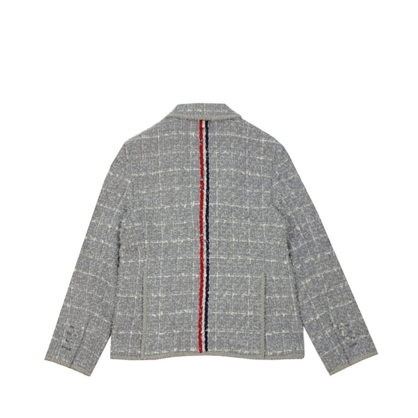 Thom Browne Tweed Single Breasted Blazer | Designer code: FBC812EF0054 | Luxury Fashion Eshop | Lamode.com.hk