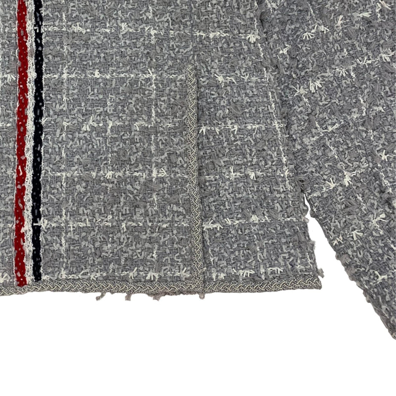 Thom Browne Tweed Single Breasted Blazer | Designer code: FBC812EF0054 | Luxury Fashion Eshop | Lamode.com.hk