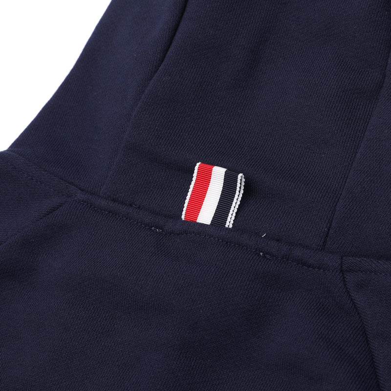 Thom Browne Engineered 4 Bar Zip Up Jersey Hoodie | Designer code: MJT022H00535 | Luxury Fashion Eshop | Lamode.com.hk