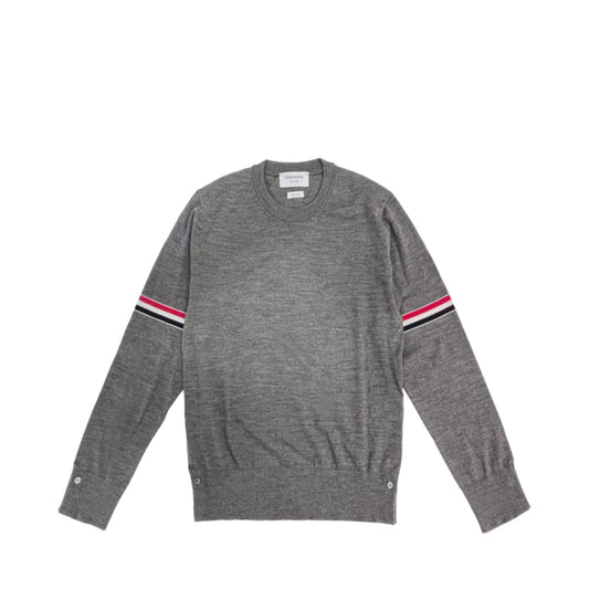 Thom Browne Rwb Stripe Jumper | Designer code: MKA412AY1014 | Luxury Fashion Eshop | Lamode.com.hk