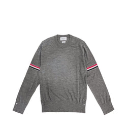 Thom Browne Rwb Stripe Jumper | Designer code: MKA412AY1014 | Luxury Fashion Eshop | Lamode.com.hk