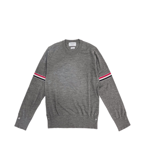 Thom Browne Rwb Stripe Jumper | Designer code: MKA412AY1014 | Luxury Fashion Eshop | Lamode.com.hk