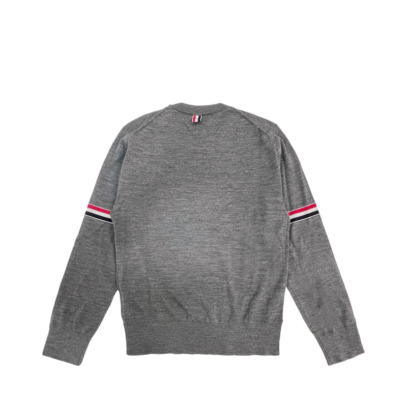Thom Browne Rwb Stripe Jumper | Designer code: MKA412AY1014 | Luxury Fashion Eshop | Lamode.com.hk