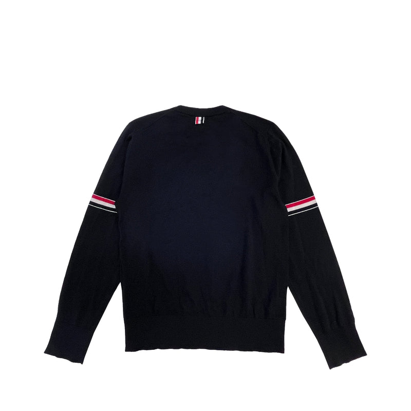 Thom Browne Rwb Stripe Jumper | Designer code: MKA412AY1014 | Luxury Fashion Eshop | Lamode.com.hk