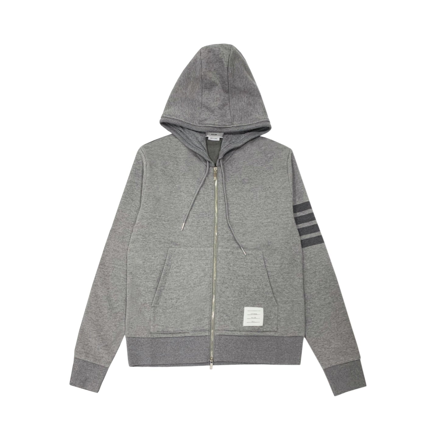 Thom Browne 4 Bar Zip Up Hoodie | Designer code: MJT249A06910 | Luxury Fashion Eshop | Lamode.com.hk