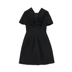 Valentino Crepe Short Dress | Designer code: 1B0VA1151CF | Luxury Fashion Eshop | Lamode.com.hk