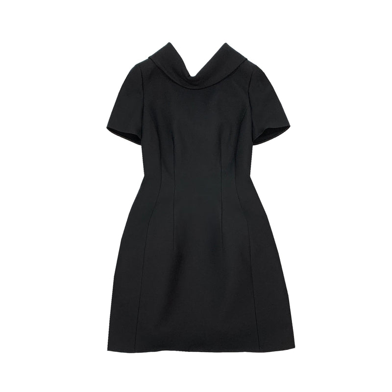 Valentino Crepe Short Dress | Designer code: 1B0VA1151CF | Luxury Fashion Eshop | Lamode.com.hk