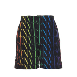 Valentino VLTN All Over Logo Shorts | Designer code: VV3RDB056G0 | Luxury Fashion Eshop | Lamode.com.hk