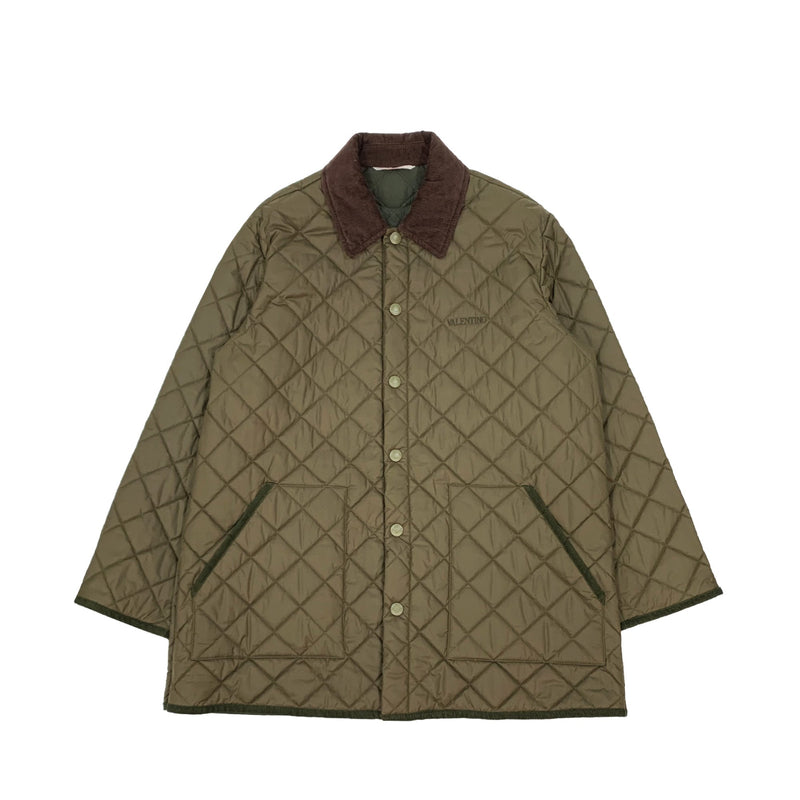 Valentino Diamond Quilted Jacket | Designer code: 1V3CLA128K9 | Luxury Fashion Eshop | Lamode.com.hk