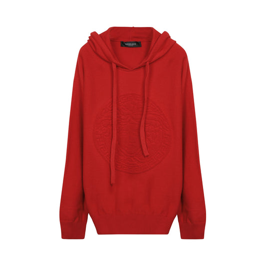 Versace Oversized Medusa Motif Hoodie | Designer code: A87111A235893 | Luxury Fashion Eshop | Lamode.com.hk