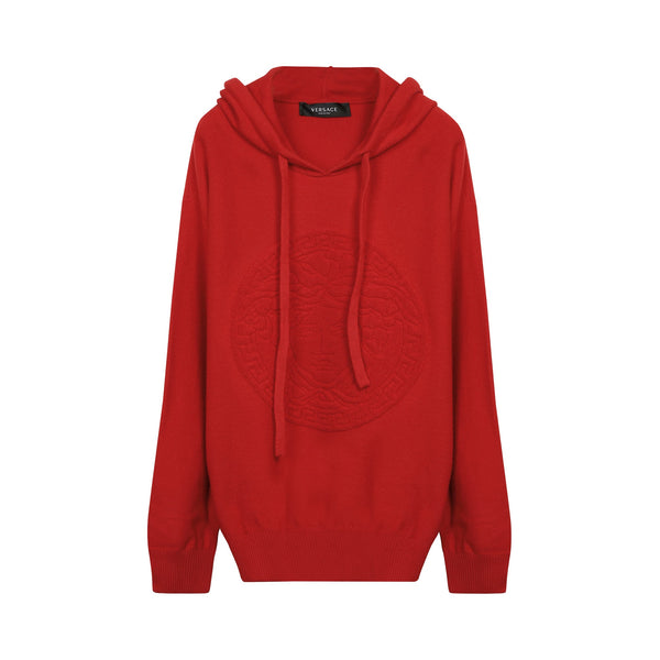 Versace Oversized Medusa Motif Hoodie | Designer code: A87111A235893 | Luxury Fashion Eshop | Lamode.com.hk