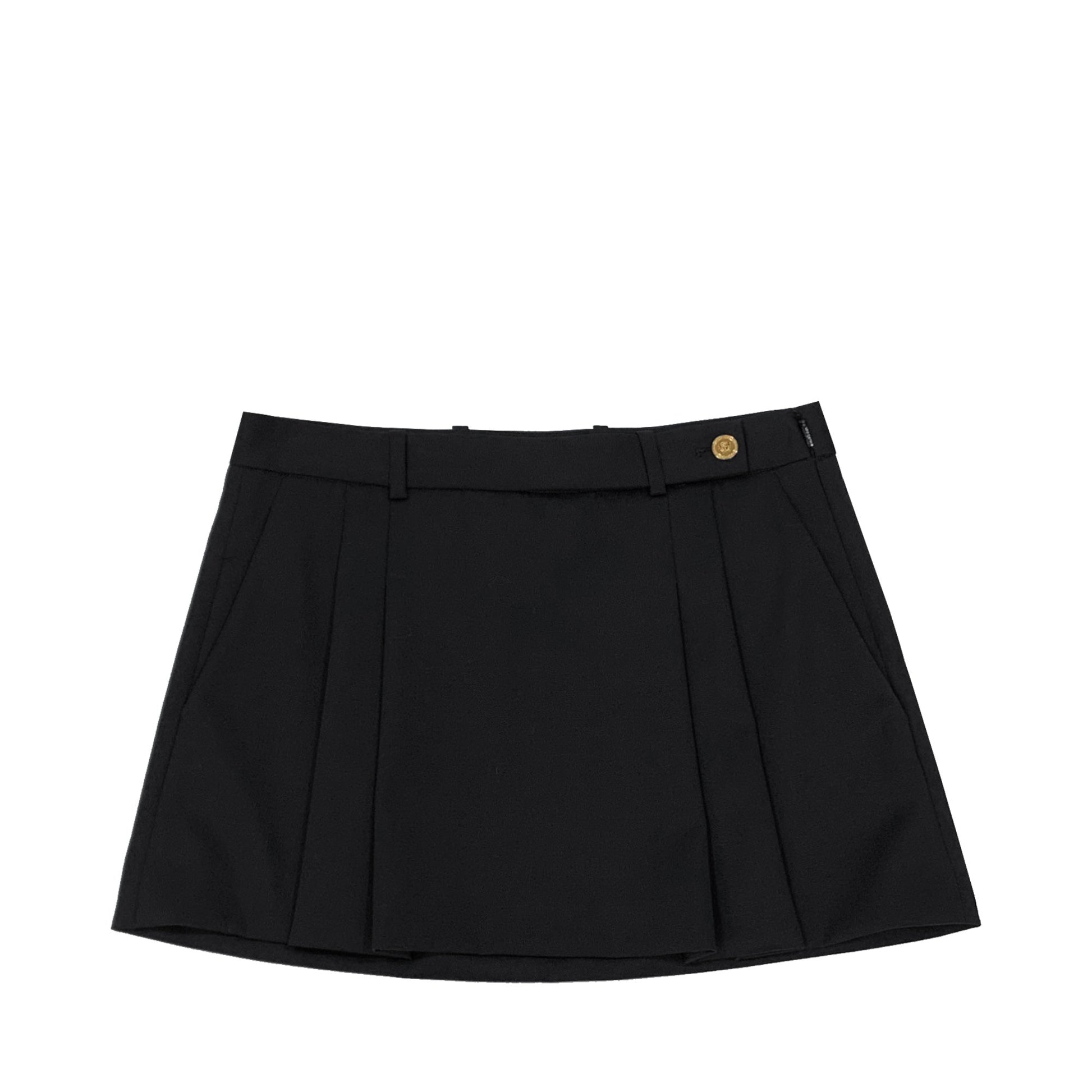 Versace Medusa Button Pleated Skirt | Designer code: 10073981A05158 | Luxury Fashion Eshop | Lamode.com.hk