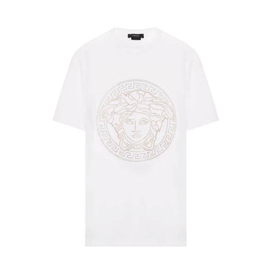 Versace Medusa Logo T-shirt | Designer code: A77987A201952 | Luxury Fashion Eshop | Lamode.com.hk