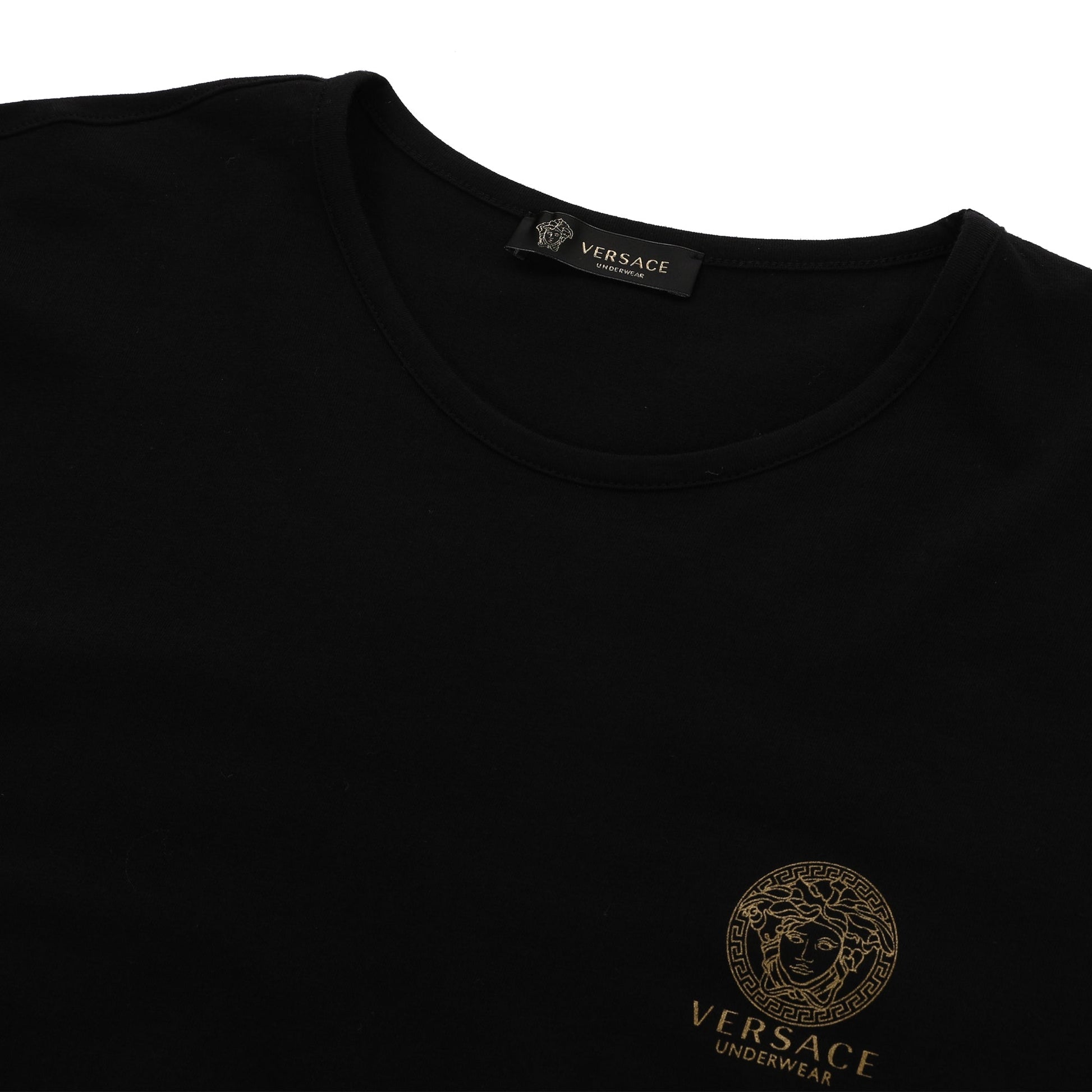 Versace Underwear Round Neck T-shirt | Designer code: AUU01005AC00059 | Luxury Fashion Eshop | Lamode.com.hk