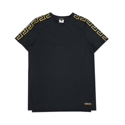 Versace La Greca Crew Neck T-shirt  | Designer code: 10037111A02322 | Luxury Fashion Eshop | Lamode.com.hk