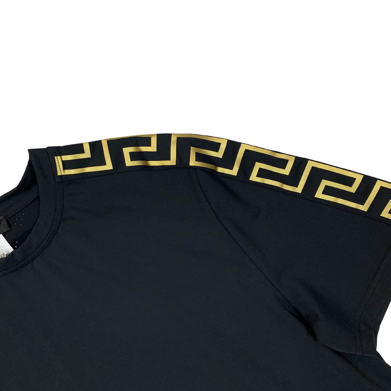 Versace La Greca Crew Neck T-shirt  | Designer code: 10037111A02322 | Luxury Fashion Eshop | Lamode.com.hk