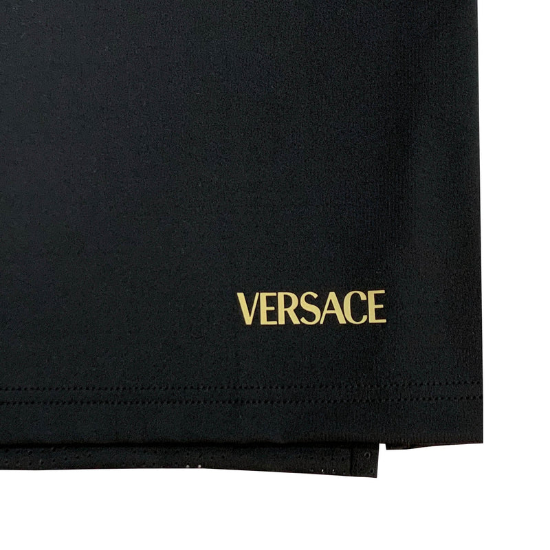 Versace La Greca Crew Neck T-shirt  | Designer code: 10037111A02322 | Luxury Fashion Eshop | Lamode.com.hk