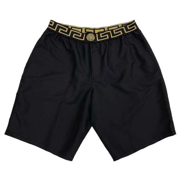 Versace Greca Print Swim Shorts | Designer code: ABU01027A232415 | Luxury Fashion Eshop | Lamode.com.hk