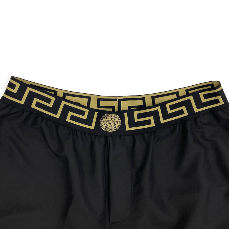 Versace Greca Print Swim Shorts | Designer code: ABU01027A232415 | Luxury Fashion Eshop | Lamode.com.hk