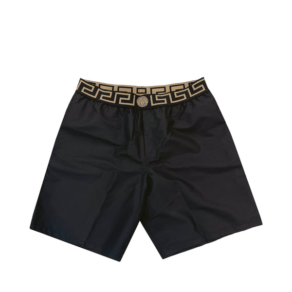 Versace Medusa And Greek Key Swim Shorts | Designer code: ABU01023A232415 | Luxury Fashion Eshop | Lamode.com.hk