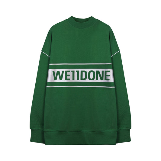 We11done Print Sweatshirt | Designer code: WDSS519048 | Luxury Fashion Eshop | Lamode.com.hk