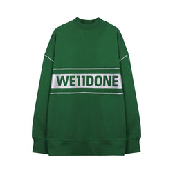 We11done Print Sweatshirt | Designer code: WDSS519048 | Luxury Fashion Eshop | Lamode.com.hk
