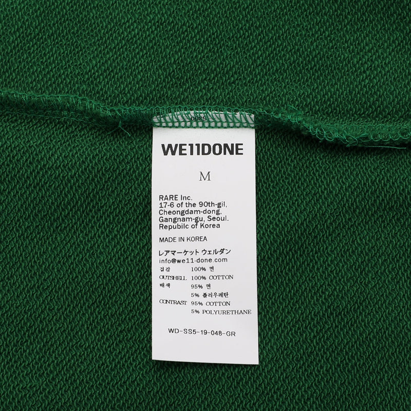 We11done Print Sweatshirt | Designer code: WDSS519048 | Luxury Fashion Eshop | Lamode.com.hk