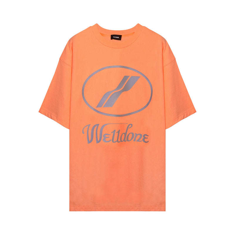 We11done Logo Print Oversized T-shirt | Designer code: WDTP519930 | Luxury Fashion Eshop | Lamode.com.hk