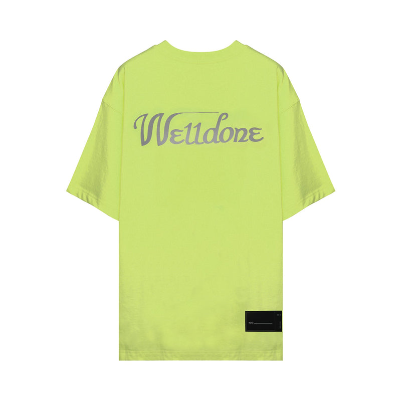 We11done Logo Print Oversized T-shirt | Designer code: WDTP519930 | Luxury Fashion Eshop | Lamode.com.hk