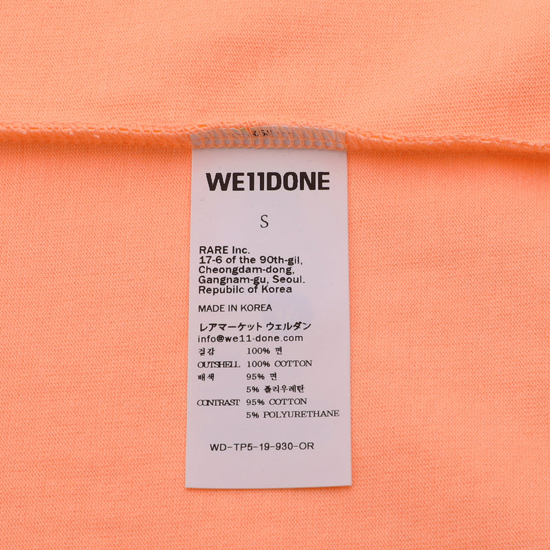 We11done Logo Print Oversized T-shirt | Designer code: WDTP519930 | Luxury Fashion Eshop | Lamode.com.hk