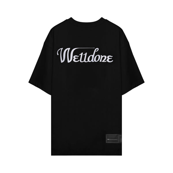 We11done Logo Print Oversized T-shirt | Designer code: WDTP519930 | Luxury Fashion Eshop | Lamode.com.hk